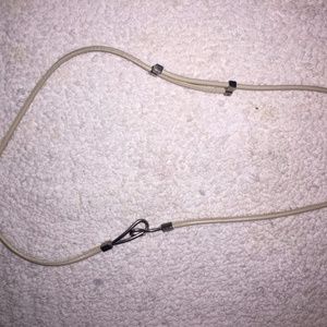 The Limited Beige Adjustable Belt with Hook Detail